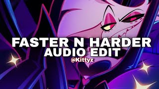 Faster n harder  6arelyhuman edit audio [upl. by Gnouhc151]