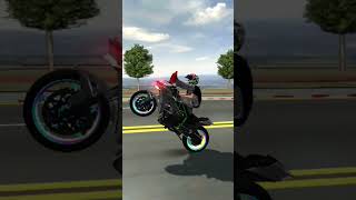 Bike stunt ninja h2r theukrider07 ninja shorts [upl. by Hajile]