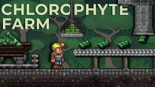 How to Farm Chlorophyte in Terraria 144 [upl. by Nodnal]