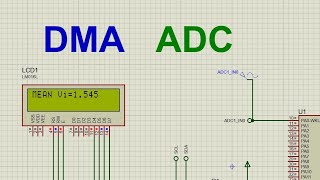 DMA ADC  STM32 ARM [upl. by Dnalyar]