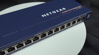 Unboxing Netgear GS116NA Network Switch [upl. by Hatty]