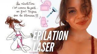 ÉPILATION DÉFINITIVE AU LASER MON EXPÉRIENCE efficacité prix douleur [upl. by Hentrich347]