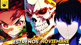 🔥 ANIMES IMPERDIBLES NOVIEMBRE 2024 NETFLIX Crunchyroll Disney Animeflv xd y más [upl. by Haidabo]