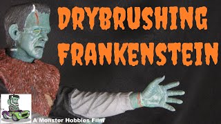 How I Drybrushed The Son Of Frankenstein Model Kit [upl. by Yenaiv]