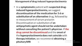 Hyperprolactinemia Endocrine Society Guidelines [upl. by Lindo54]