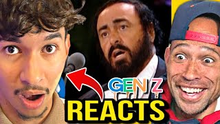 Gen Z Rapper FIRST time REACTION to Luciano Pavarotti sings quotNessun dormaquot He is so W GFM719 [upl. by Ailuy437]