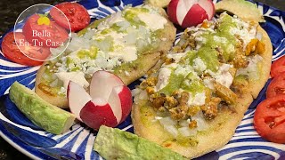 Huaraches TRADICIONALES MEXICANOS  Y SALSA VERDE Receta [upl. by Colley]