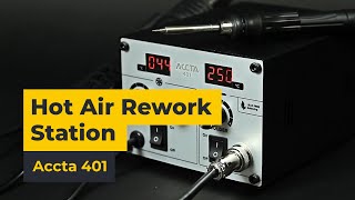 ACCTA 401 Hot Air Rework Station [upl. by Zimmerman]