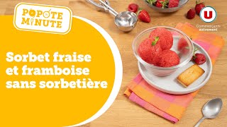 Une recette de sorbet sans sorbetière  c’est dans Popote Minute [upl. by Anailuy930]