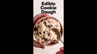 How to Make Edible Cookie Dough with Your Favorite Mixins shorts [upl. by Isoj]