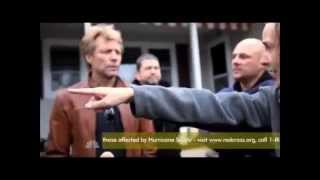 Jon Bon Jovi survey Hurricane Sandy damage in hometown of Sayreville NJ REPOST Nov 2 Telethon [upl. by Ciardap]