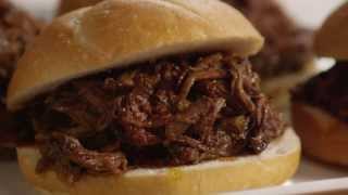 How to Make Slow Cooker Barbecued Beef  BBQ Beef Recipe  Allrecipescom [upl. by Hullda]