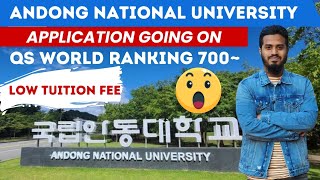 Andong National University  Top Rank University in South Korea  Low Cost University  Mehedi Hasan [upl. by Atiluap]