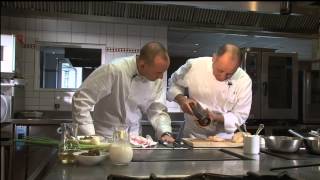 Cuisine Culture™ How to prepare Chicken Foie Gras by 3 Star Michelin Chef quotMarc Haeberlinquot [upl. by Dygall]