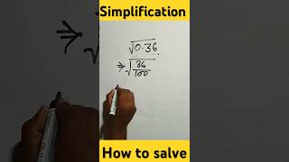 Root ke under point wala question salve trick root trending viral shots easy maths [upl. by Alphonse]