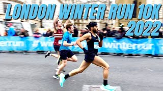 LONDON WINTER RUN 10K 2022  BOSTON MARATHON EP4 [upl. by Otila494]