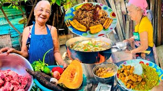 Top 5 Mejores Receta De La Abuela Matilde food fogon campo leña comidadominicana [upl. by Thorpe]