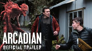 Arcadian Official Trailer 2024  Ft Nicolas Cage Jaeden Martell Sadie Soverall [upl. by Llerehc511]