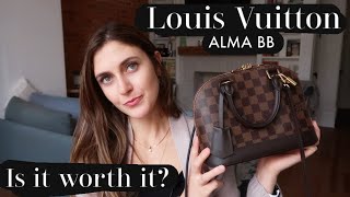 Louis Vuitton Alma BB Review  Mod Shots  Is it Worth it [upl. by Noleta]