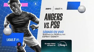 Ligue 1 202425  Angers vs PSG  Promo ESPN [upl. by Fulbright]