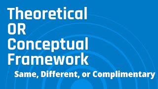 Understanding Theoretical and Conceptual Framework  Different Similar or Complementary [upl. by Animsaj]