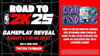 NBA 2K25 GAMEPLAY REVEAL STREAM AND TWITCH DROPS LOCKER CODE TMRW [upl. by Atiner585]