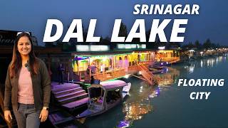 Beautiful Houseboats to Stay Dal Lake Kashmir  Shikara Ride with Amazing Night View of Dal Lake [upl. by Yxel]