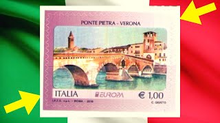 MOST VALUABLE RARE ITALIAN STAMPS of values year 2006  2021 [upl. by Annayrb549]