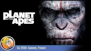 Planet of the Apes The Miniatures Boardgame — game overview at FIJ 2019 in Cannes [upl. by Waldner]