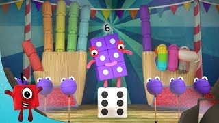 Numberblocks  Roll the Dice  Learn to Count  Learning Blocks [upl. by Ulrich661]