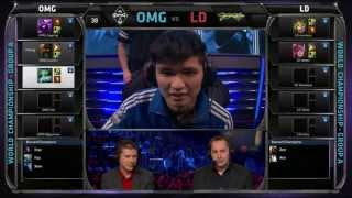 OMG vs LD  OMG vs Lemondogs Worlds 2013 Day 6 Group A  Season 3 Championship S3 D6G9 VOD [upl. by Anidem]