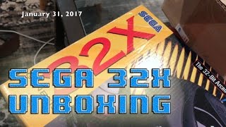 Sega 32x Unboxing [upl. by Aztiram]