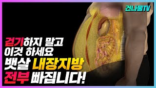 굶지않고 뱃살 내장지방 빼는 방법 팔 다리는 가는데 유독 배만 튀어나온 복부비만 이라면 꼭 보세요 [upl. by Dewhurst755]