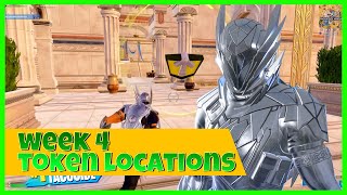 Token Locations to Week 4 of PERSEUSS LEVELUP QUESTS PACK in Fortnite [upl. by Chao]