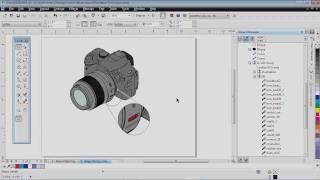 Corel DESIGNER Technical Suite X5 TUTORIAL technical illustration tools [upl. by Ahsikat]