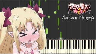 Astarotte no Omocha  Manatsu no Photograph ED  Synthesia Piano Tutorial [upl. by Isborne535]