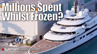 ‘Putins Yacht’ Millions Spent Whilst Frozen by Italian Government  Scheherazade [upl. by Kcinimod]