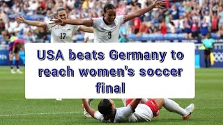 US Womens Soccer Team Reaches Paris 2024 Olympics Final [upl. by Battat682]