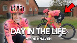 DAY IN THE LIFE OF A PROFESSIONAL CYCLIST ft Mirre Knaven [upl. by Beatrice53]