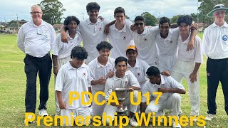 Presentation of PDCA U17 Div1 Premiership to Wenty Waratahs cricket irfan recognition awards [upl. by Jangro]