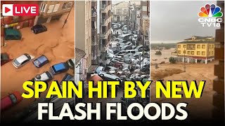 LIVE Spain Floods Today  Fresh Spain Floods Sweep Away Dozens Of Cars Near Girona  Spain  N18G [upl. by Morton558]