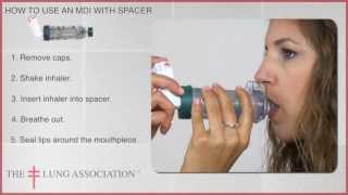 How to use a puffer with a spacer adult [upl. by Milissent]