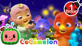 Fireflies and Falling Stars 🌟  CoComelon Animal Time  Moonbug Kids  Farm Animals [upl. by Gudren620]