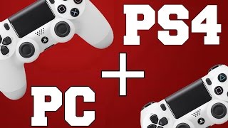 How To Connect A PS4 Controller To PC FastestEasiest Way 2017 [upl. by Hershel]