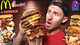 Eating The 10 UNHEALTHIEST Secret Menu Fast Food Items [upl. by Haidabez]