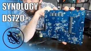 Synology DS720 NAS Disassembly  Taking it to pieces [upl. by Nomrac]