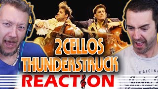 First Time Hearing  2CELLOS Reaction  Thunderstruck [upl. by Greysun]