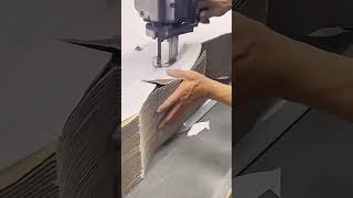 Cutting process of packaging box paper scraps [upl. by Naujal877]