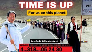 Time is up for us on this planet l LehDelhi ClimateMarch [upl. by Slayton]