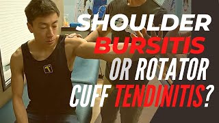 Heres how you can tell Shoulder Bursitis vs Tendinitis  Learn Rehab Tips amp Get BETTER [upl. by Jere991]